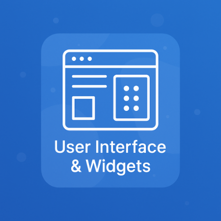 Picture for category User Interface & widgets